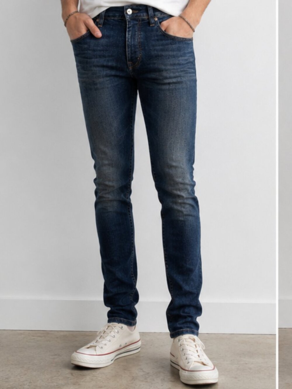 7 For All Mankind Straight Leg Jeans Mens 31x34 Dark Wash Premium Denim